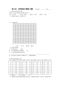 第六讲折线统计图练习题