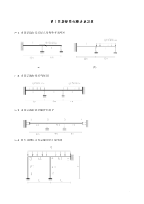 第十四章矩阵位移法复习题