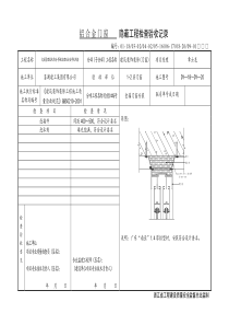 隐蔽工程检查验收记录(铝合金门窗)1