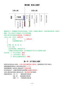 第四章变态心理学与健康心理学