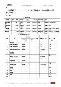 真石漆包工包料报价单(发给张廷玺客户的