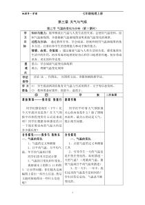 第三章天气与气候