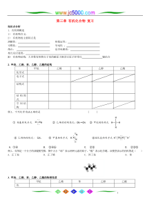 第三章有机化合物复习新课标