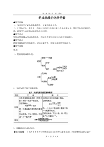 第三章第3节组成物质的化学元素第二课时