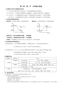 第二章第一节化学能与热能学案