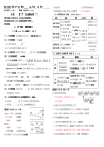 第二节工业地域的形成复习学案(二)