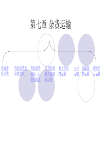 11规则甲类大副第七章杂货运输