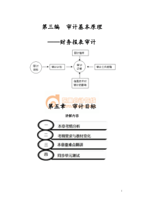 第五章审计目标(完整版)