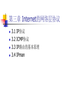 第3章Internet的网络层协议