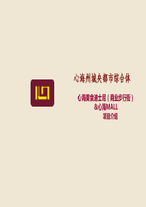 珠海心海迪士尼商业步行街心海MALL推介手册44页