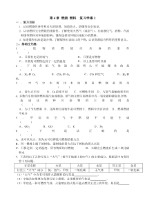 第4章燃烧燃料复习学案1