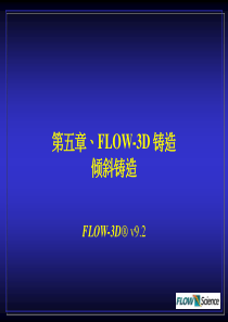 第5章_FLOW-3D_铸造倾斜铸造