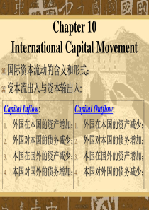 10InternationalCapitalMovement(国际金融国家级