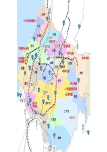 P43台中县境重要的陆海空运交通图