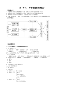 第一单元中国古代的农耕模式