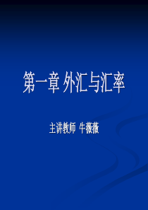 123国际金融课件_第一章外汇与汇率