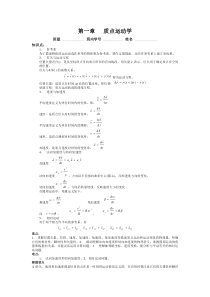 第一章质点运动学