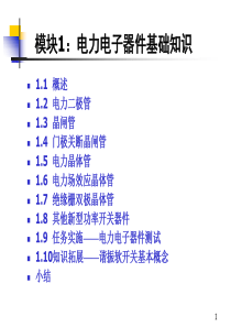 电力电子器件基础知识.