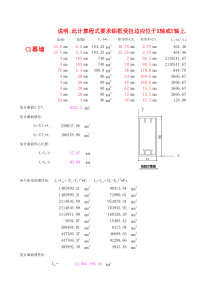 异形幕墙惯性矩抵抗矩计算