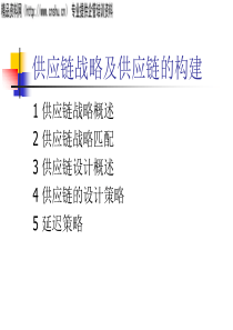 供应链战略及供应链的构建(ppt55)