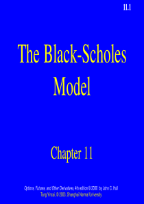 Ch11_TheBlack-ScholesModel(金融工程学,华东师大)