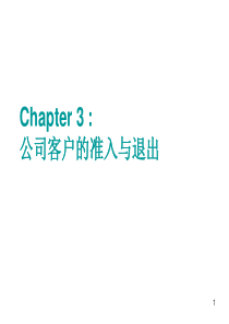 Chap 3 银行公司金融业务实务