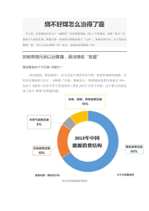 烧不好煤怎么治得了霾及能源消耗比例-2015