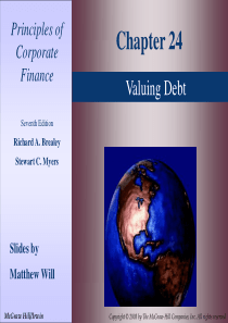 Chapter_24ValuingDebt(公司金融)