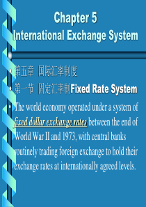 ExchangeSystem(国际金融国家级课程上海金融学院)