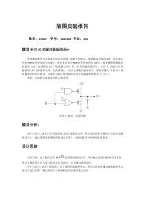 版图实验报告