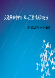 交通事故现场自救与互救措施与方法展尕宁