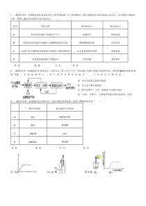 碱的化学性质二中考题2012