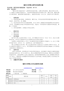 福州大学模式识别与智能控制硕士研究生培养方案