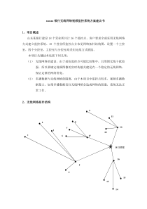 xxxx银行无线网络视频监控系统设计文件