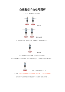 交通标志及汽车仪表图解