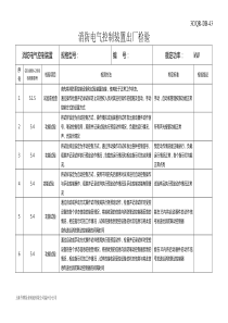 消防电气控制装置检出厂检验