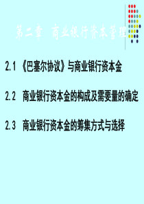 《商业银行资本金的构成及需要量的确定》（PPT 103页）