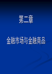 《货币金融学》BT2-金融市场与金融商品