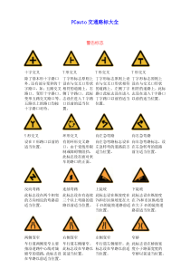 交通路标大全