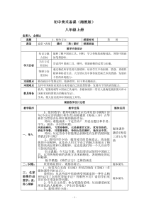 湘教版_初中美术八年级上册_第2课_梅竹言志_备课教案