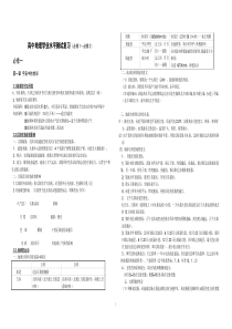 湘教版高中地理学业水平测试复习全录