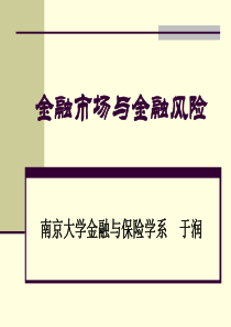 一至六章金融市场与金融风险