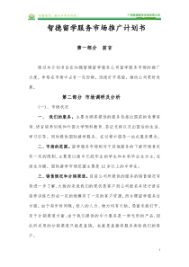 留学推广方案计划书(正文)