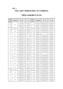 中国人民财产保险股份有限公司中央国家机关