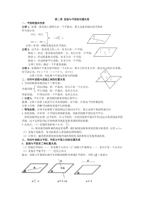 直线与平面的关系