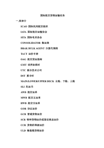 国际航空货物运输实务