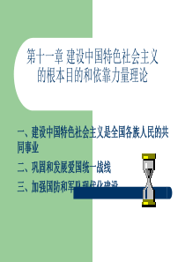 毛概第十一章建设中国特色社会主义的根本目的和依靠力量理论.