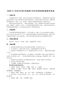 水泥外加剂(促凝剂)对水泥浆物理性能影响实验14