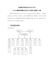 中国银行湖北省分行汉口支行办公大楼消防报警及自动灭火系统工程施工方案(doc28)(1)