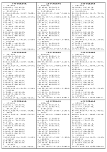 汉字书写间架结构歌9表